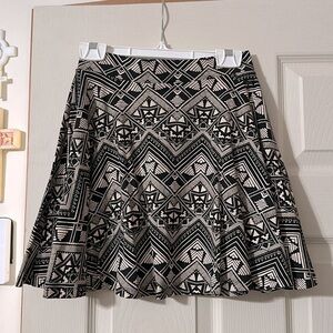 Pink Patterned skirt